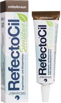 RefectoCil - Sensitive - Wimper & Wenkbrauw Verf - Donkerbruin - 15 Ml -Mode Cosmetica Winkel 710x1200
