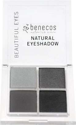 Benecos Vegan Oogschaduw Quattro - Smokey Eyes -Mode Cosmetica Winkel 730x1200