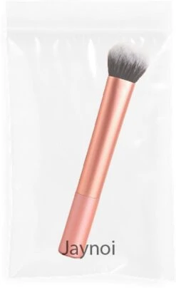 Foundation Kwast - Foundation Brush - Borstel - Foundationkwast - Blushkwast - Blush Stick - Ronde Kop - Rosé -Mode Cosmetica Winkel 734x1200 2
