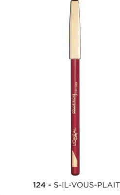L’Oréal Paris Color Riche Lipliner - 124 S'il Vous Plait - Rood Lippenpotlood -Mode Cosmetica Winkel 739x1200 2