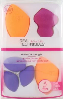 Real Techniques 6 Miracle Sponges - Make-up Spons -Mode Cosmetica Winkel 768x1200 5