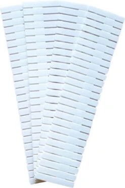 Merkloos Kunststof Ladeverdeler - Lade Organizer - Set Van 4 Stuks - Voor Kleding/Keuken/Bureau/Make-Up - Op Maat Te Knippen - 37x7CM - Wit -Mode Cosmetica Winkel 797x1200 3