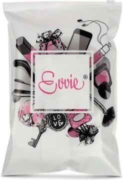 Evvie Set Van 10 Make-up Kwasten Kabuki In Etui Marble - Zwart-Goud -Mode Cosmetica Winkel 824x1200 3