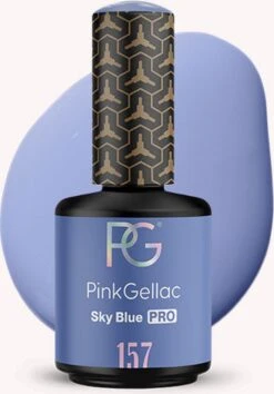 Pink Gellac - Sky Blue - Gellak - Vegan - Blauw - Glanzend - 15ml -Mode Cosmetica Winkel 837x1200