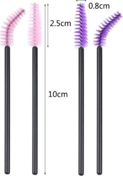 Vardaan Wegwerp Wimper & Wenkbrauw Borstels - Mascara Borsteltjes - Paarse & Roze Borsteltjes Voor Makeup - Mascara Borstel - 50 Stuks -Mode Cosmetica Winkel 843x1200 1