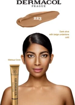 Dermacol Camouflage Make-up Cover Legendary High Covering Make-up - 30 Gram - Vrouw - Waterproof - Tint 223 -Mode Cosmetica Winkel 860x1200
