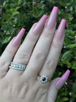 Merkloos Roze French Nagels - Plaknagels - Nagellijm - Plaktabs - Lang -Mode Cosmetica Winkel 899x1200 2