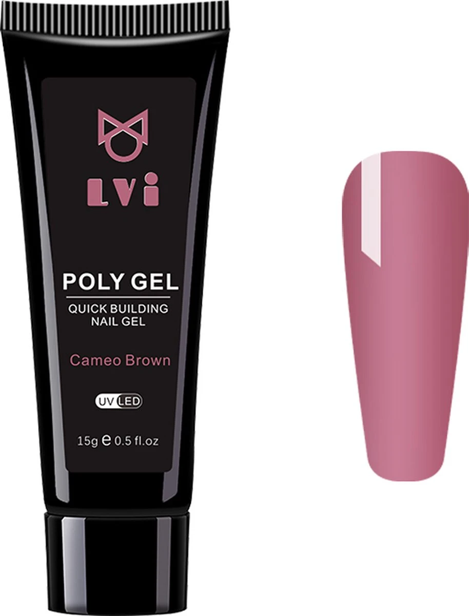 Elvi Polygel Starterskit - Complete Set Inc. USB UV/Led Mini Lamp-Nagelverlenging- Polygel 6 X 15g Perfecte Kleuren Roze - Polyacryl UV Nagellak-Quick Extension Temperature Color Changing UV Gel Pink 14 Elvi Polygel Starterskit - Complete Set Inc. USB UV/Led Mini Lamp-Nagelverlenging- Polygel 6 X 15g Perfecte Kleuren Roze - Polyacryl UV Nagellak-Quick Extension Temperature Color Changing UV Gel Pink - Afbeelding 14
