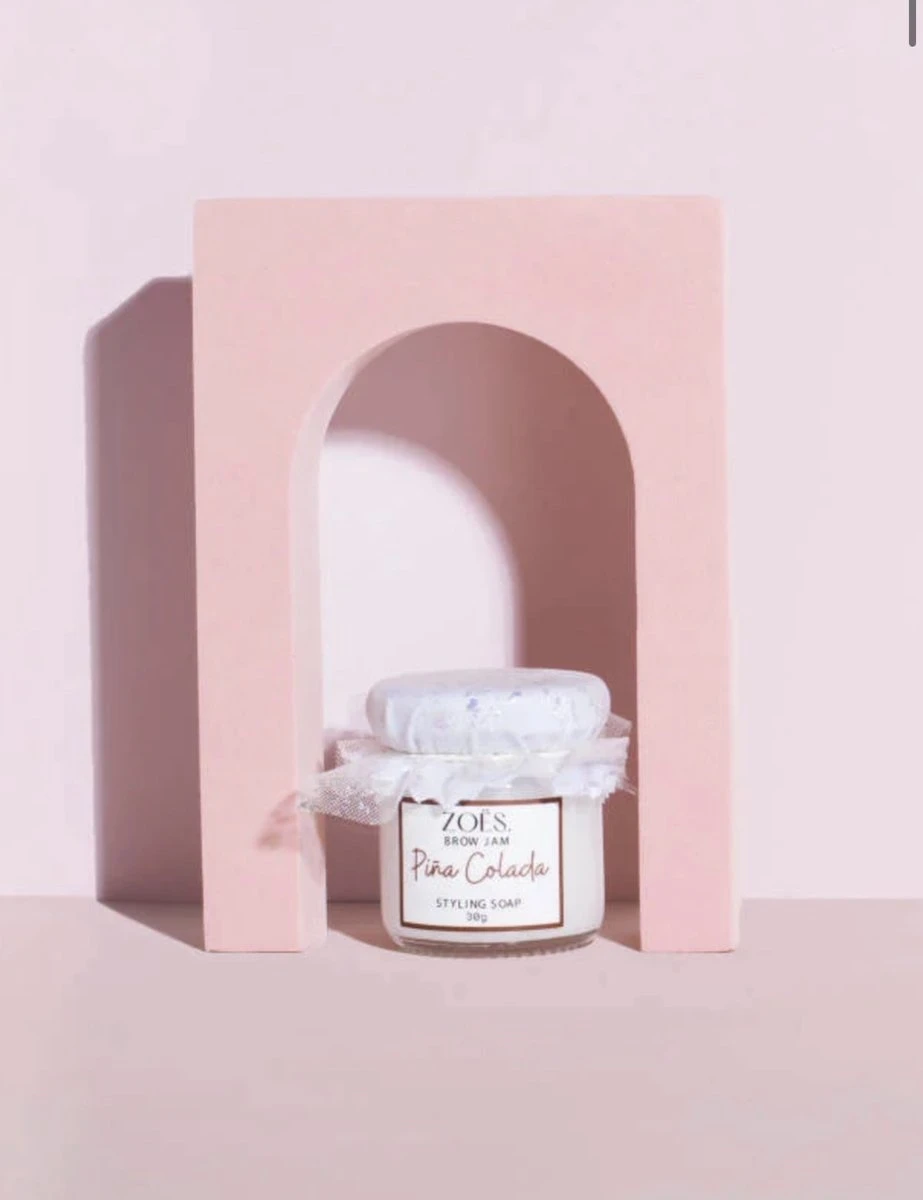 Zoes Cosmetics - Browjam - Browsoap - Wenkbrauwgel - Pina Colada 1 Zoes Cosmetics - Browjam - Browsoap - Wenkbrauwgel - Pina Colada