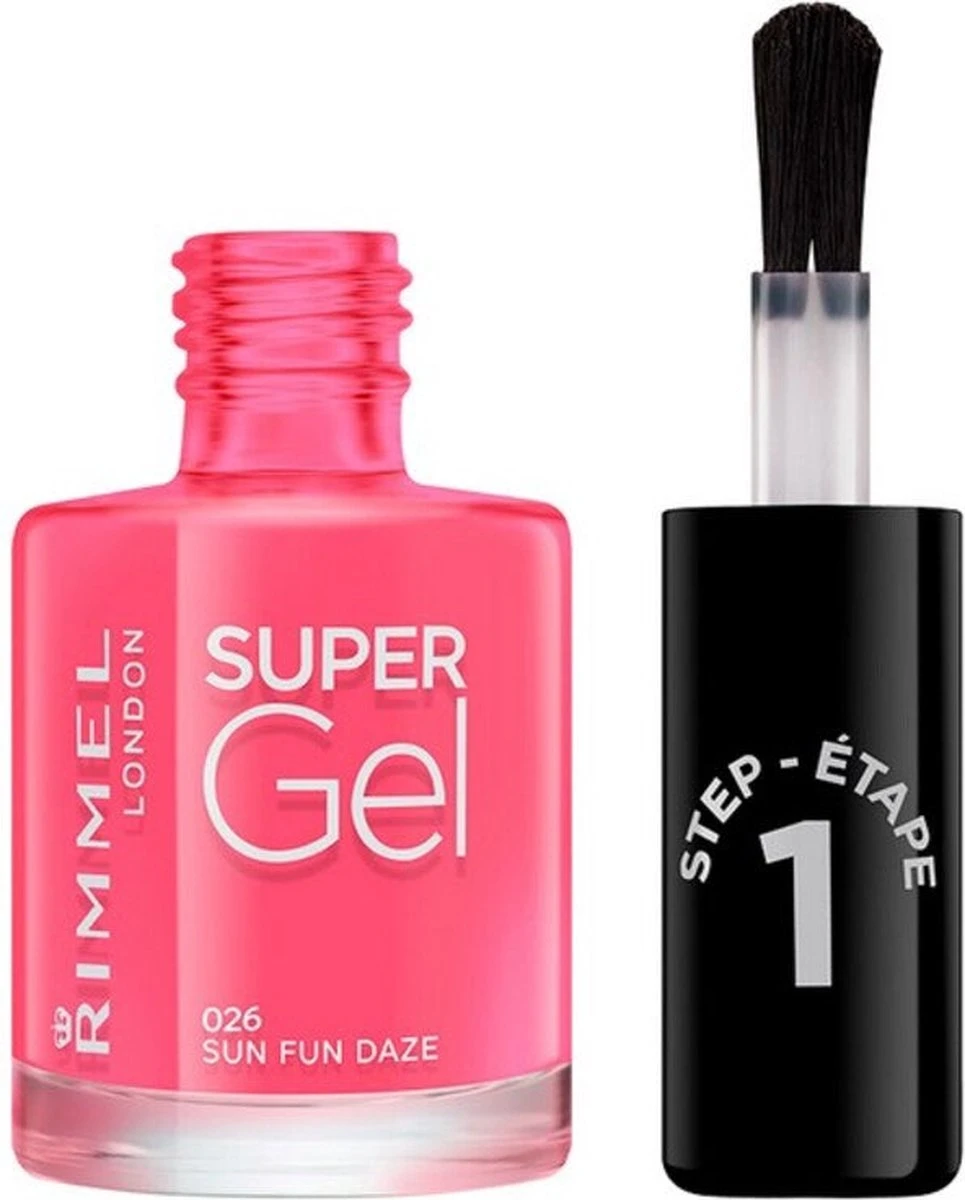 Rimmel London Super Gel Nagellak - 062 Punk Rock 6 Rimmel London Super Gel Nagellak - 062 Punk Rock - Afbeelding 6