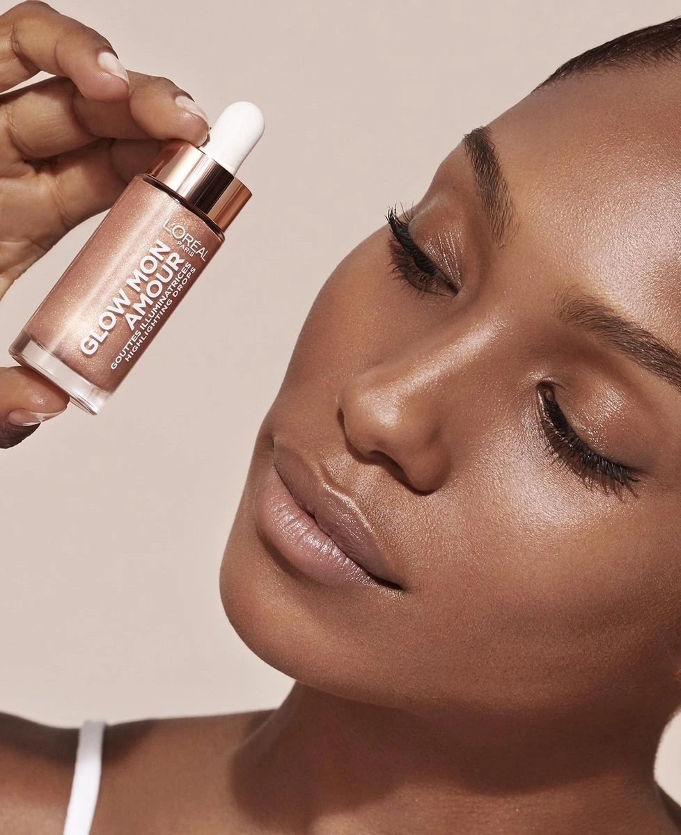 L'Oréal Paris Glow Mon Amour Highlighter Drops - 02 Loving Peach 8 L'Oréal Paris Glow Mon Amour Highlighter Drops - 02 Loving Peach - Afbeelding 8