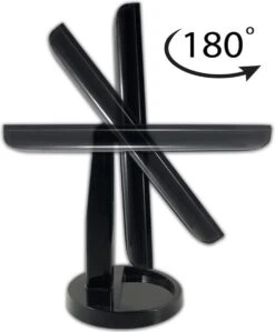 Grote Drieluik LED Make-up Spiegel Touch Knop En Dimmer 1, 3, 5 En 10 Maal Vergroting Inclusief Usb Kabel, Spiegels -Mode Cosmetica Winkel 991x1200 2