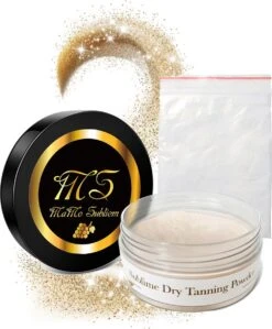 MaMo Subliem - Sublime Dry Tanning Powder - Medium - Baking Powder - Finishing Powder - Met Optie Shimmer - Tanning - Poeder - Spraytan - Glow - Grapes - Visagisten - Finishing Powder - Selftanning Powder - Na Zonnebrand Creme - Foundation - Make-up -Mode Cosmetica Winkel 992x1200 3